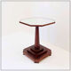 Table piédestal octogonale art déco française - années 1930