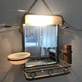 Authentic Barber vintage mirror 35x26cm