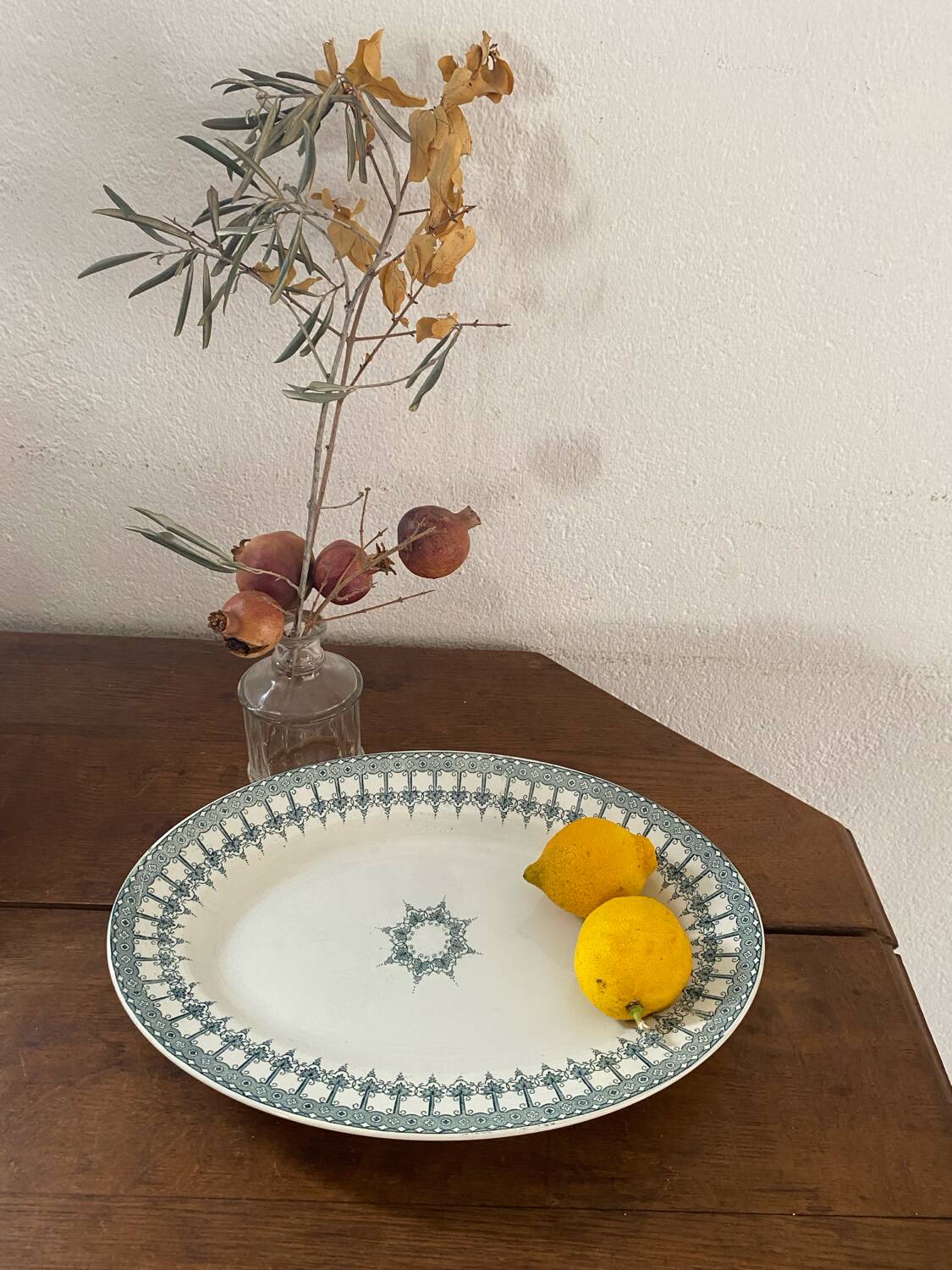 Saint-Amand & Hamage ironstone oval serving dish, Persian model.