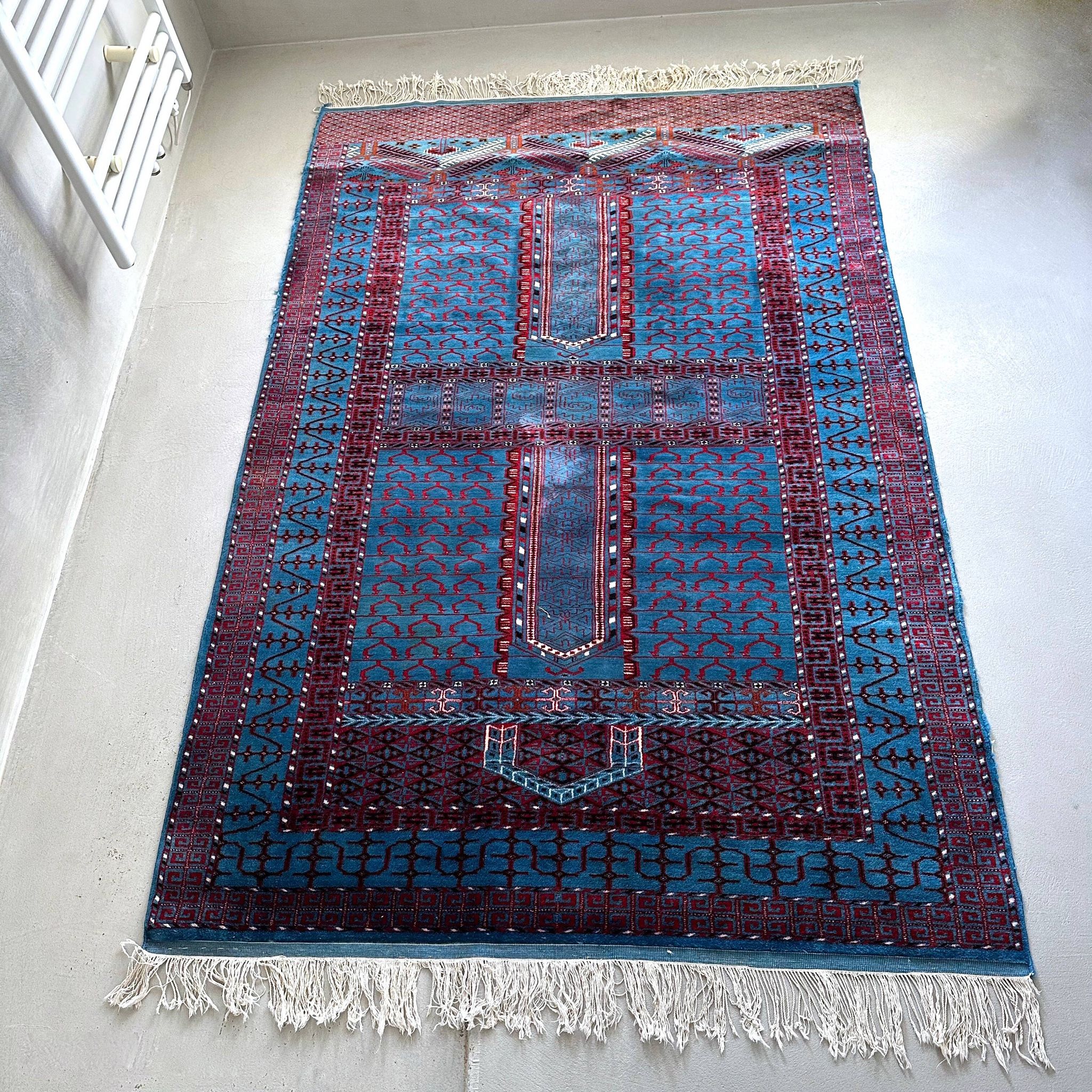 Tapis en laine vintage, Pakistan, tapis oriental