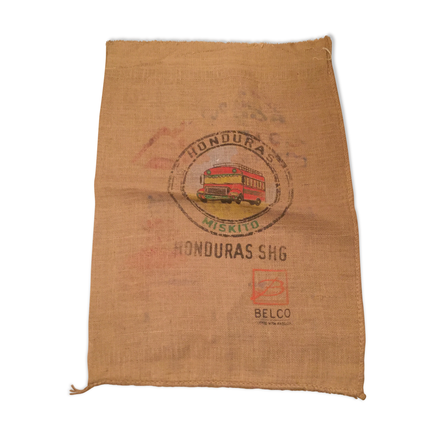 Burlap bag / handbag coffee "Honduras"