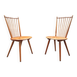 Brutalist chairs, mountain decor, Albert Haberer