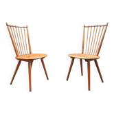 Chaises brutalistes,  déco de montagne, Albert Haberer