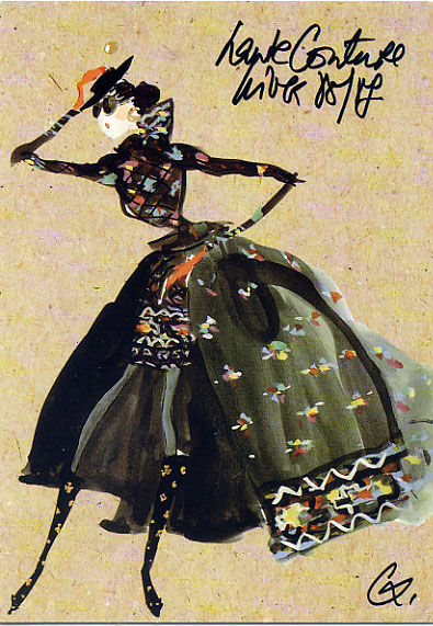 Press sketch Christian Lacroix