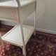 Vintage rattan bedside table from the 70s and 80s