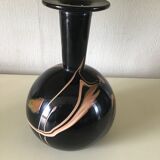 Vase en verre souffle de l ancienne verrerie de Maure Vieil