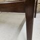 Teak coffee table with smoked glass 1970"