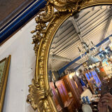 Miroir Louis XV biseauté doré à l or