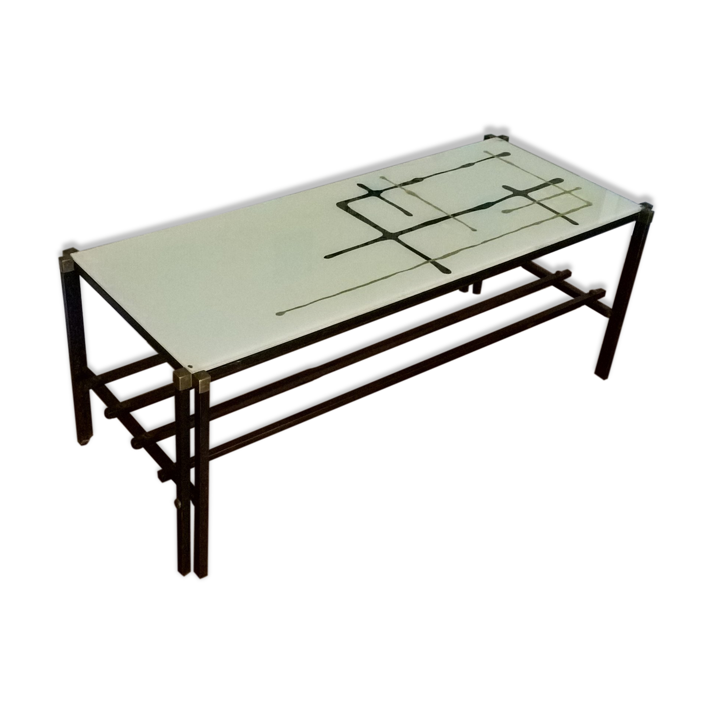 Table low signed vintage Lasco