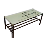 Table low signed vintage Lasco