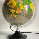 Illuminated terrestrial globe made in italy