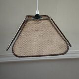 Vintage rattan blade suspension