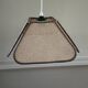 Vintage rattan blade pendant light
