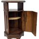 Vintage Hexagonal Side Cabinet with Door Small Side Table Column