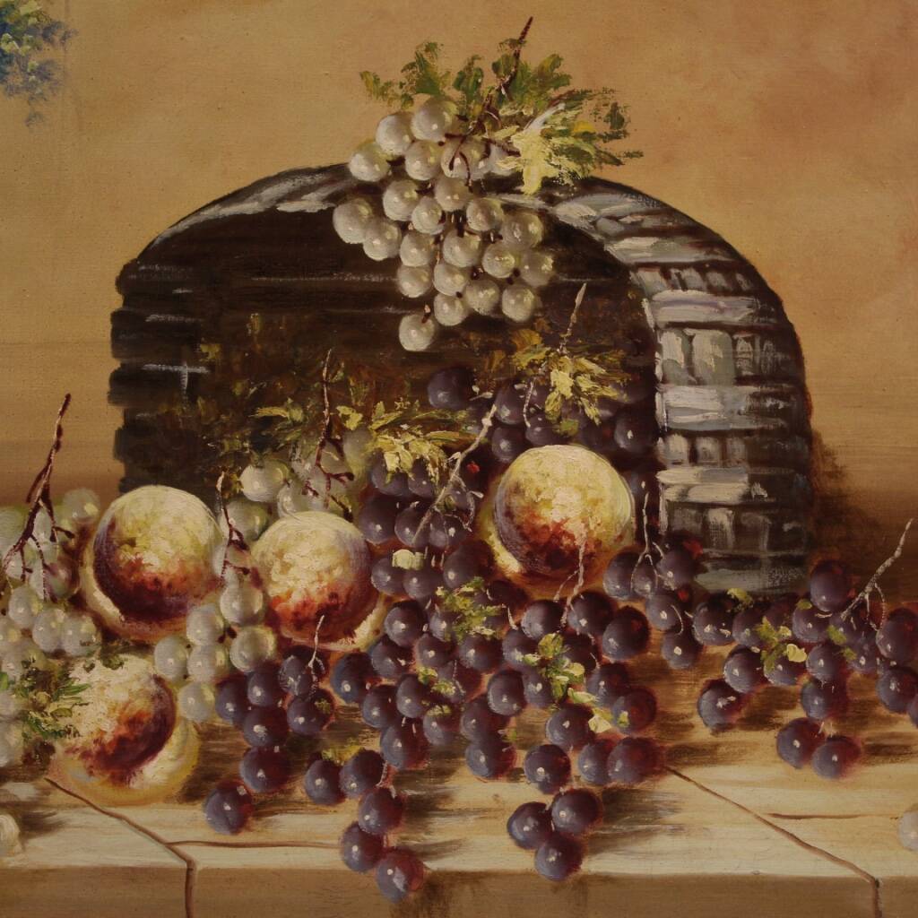 Peinture signée nature morte du 20e siècle