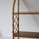 Rattan wall shelf