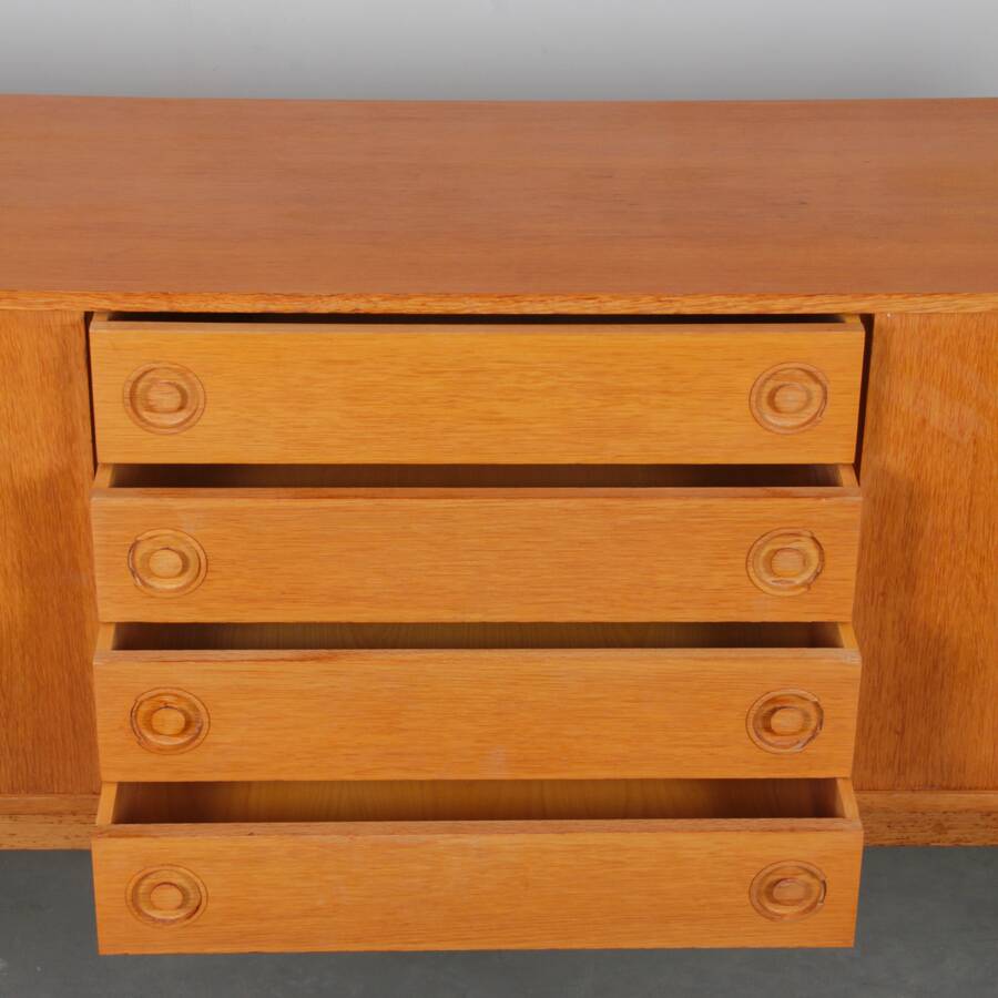 Vintage wooden sideboard from the 1960s