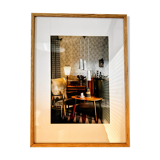 Finnish design interior framed photo in color