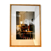 Finnish design interior framed photo in color