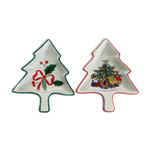 Christmas fir cups Lancel porcelain
