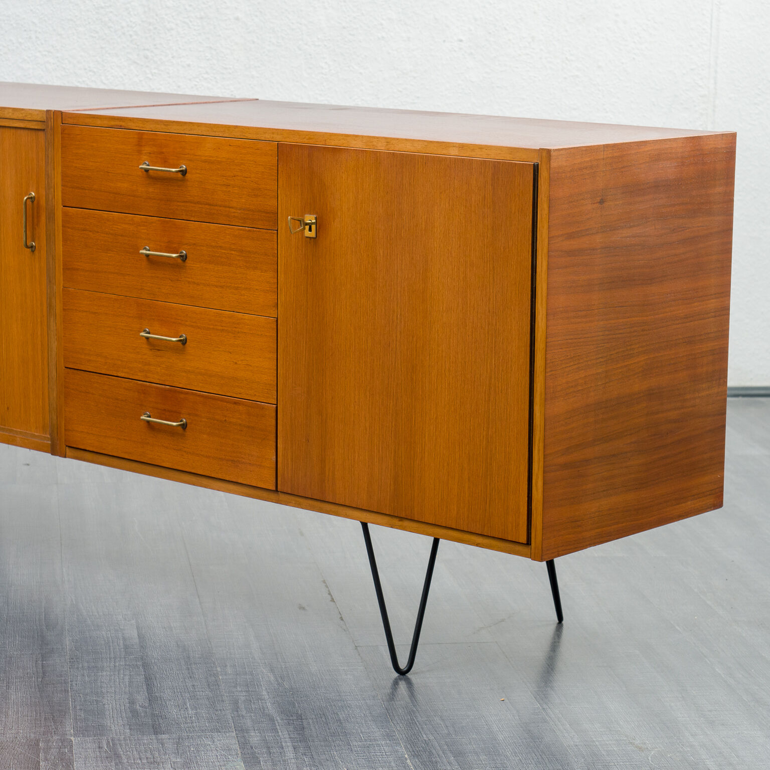 Enfilade 60s, walnut, restored