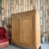 Large antique high oak sideboard