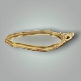 Deknudt Mirror - Vintage Rococo Mirror in Golden Resin - 1970s