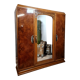 Art Deco period wardrobe in magnifying glass circa circa 1925-1930