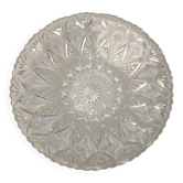 Cut crystal fruit bowl basket centerpiece vintage dish 33cm