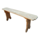 Wooden bench