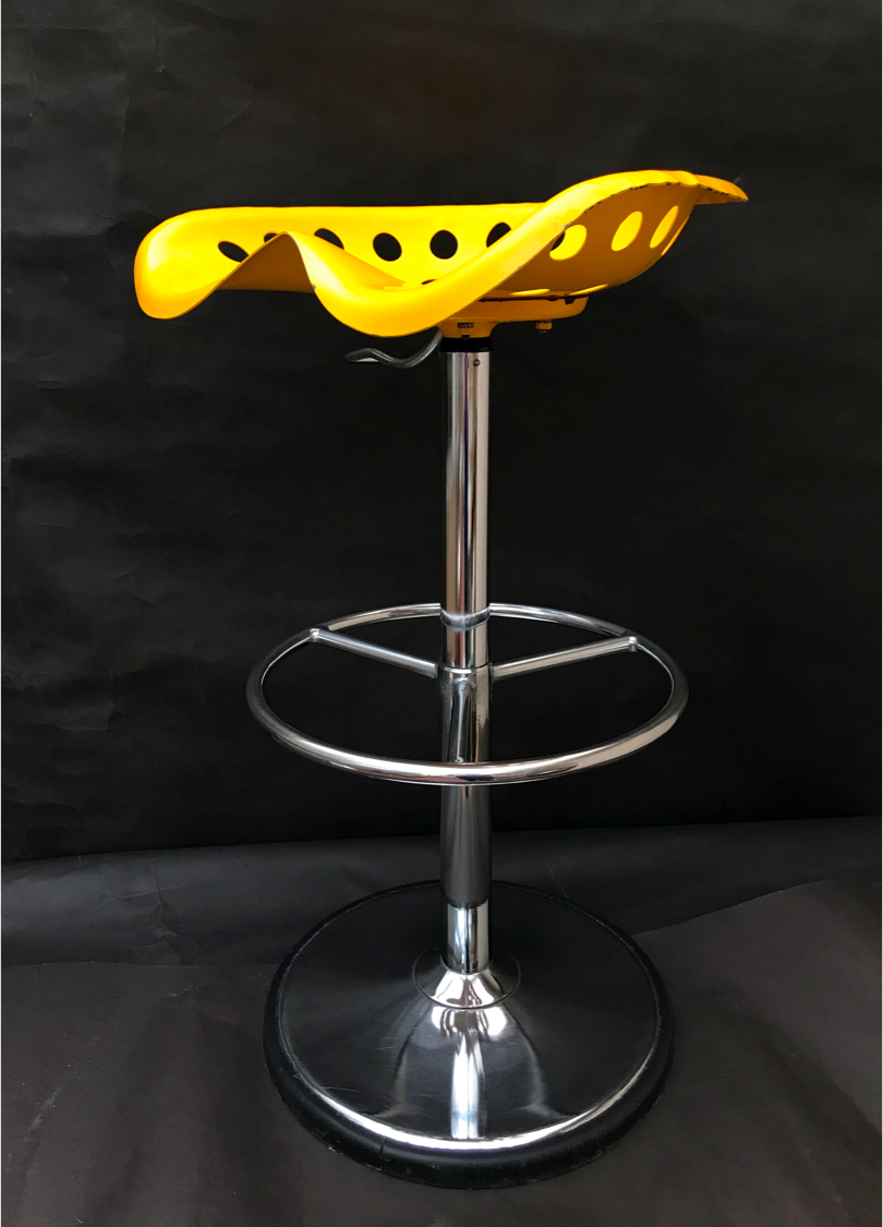 Bar stool "tractor" by Etienne Fermigier for Mirima 1971