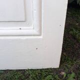 Communication door H218.5xL80cm, old panelled and moulded.