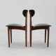 1960s Set of Six Scantic Mobelvaerk Dining Chairs in Leatherette, Denmark