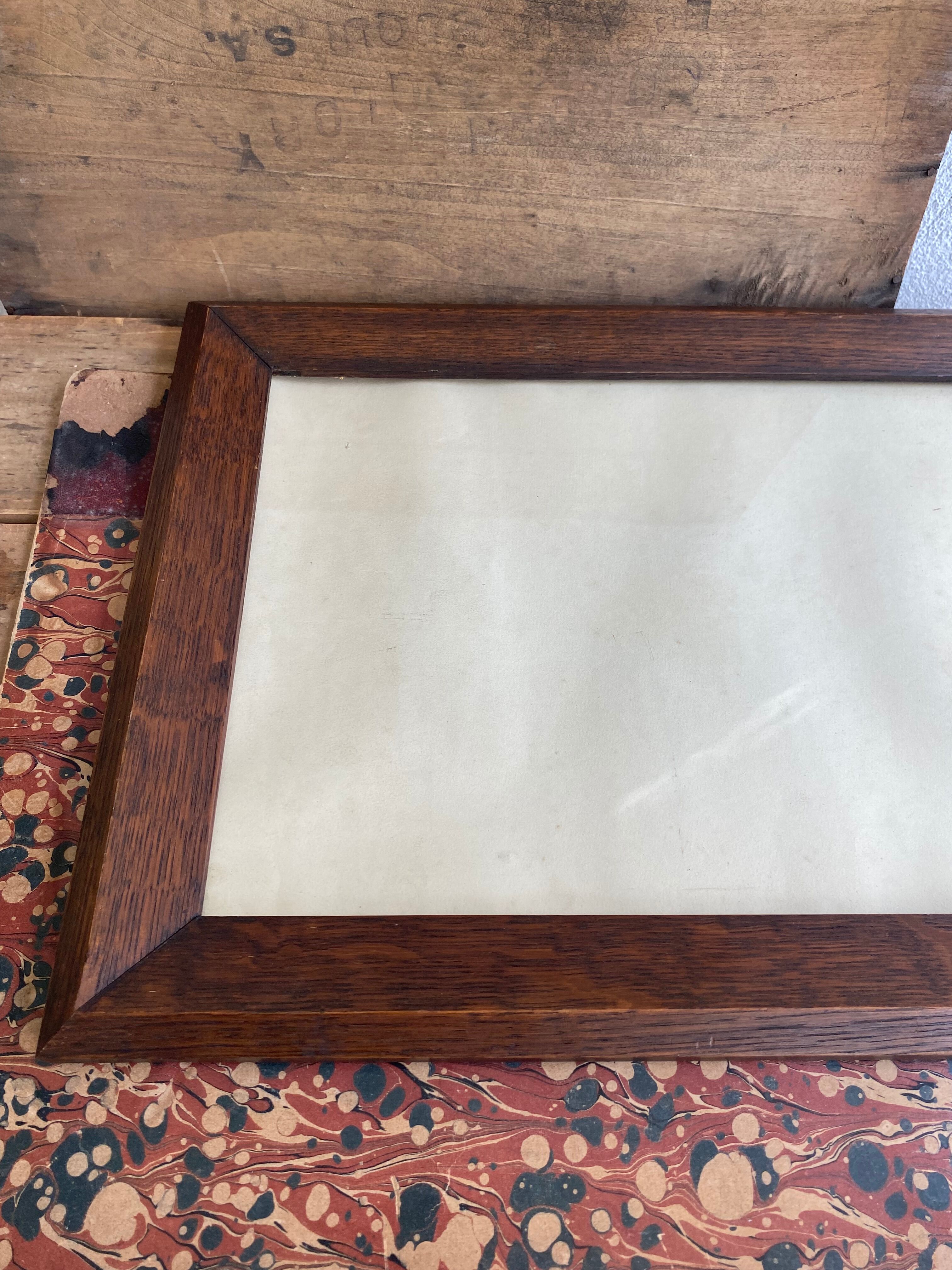 Frame 1900 wood, glazed