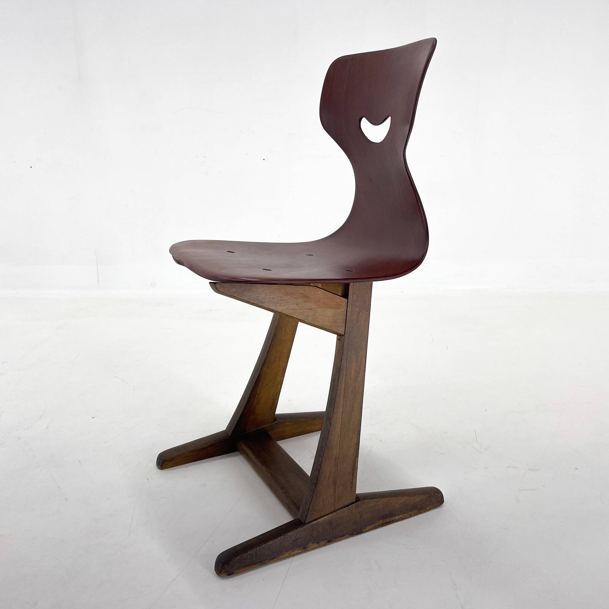 1960s Chair Designed by Adam Stegner, Germany, Labeled