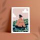 Illustration "like a water lily" A4