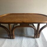 Rattan coffee table