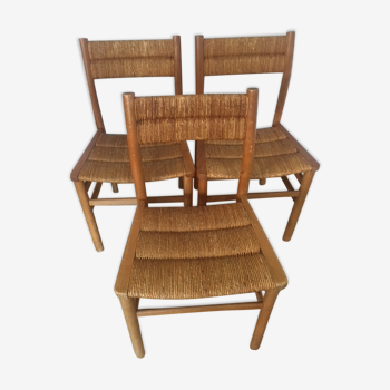 3 chairs 50s by Pierre Gautier-Delaye Weekend edition