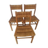 3 chairs 50s by Pierre Gautier-Delaye Weekend edition