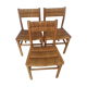 3 chairs 50s by Pierre Gautier-Delaye Weekend edition