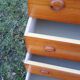 Scandinavian style teak chest of drawers from the 70s 4 drawers