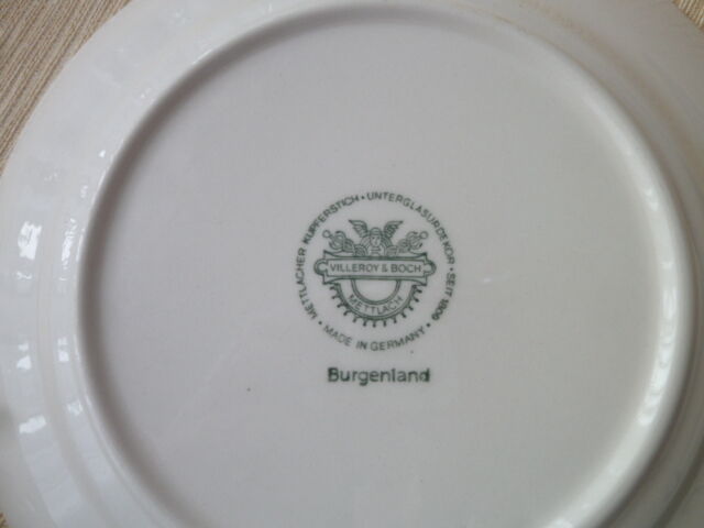 Set of 6 dessert plates in Earthenware Villeroy Boch Burgenland
