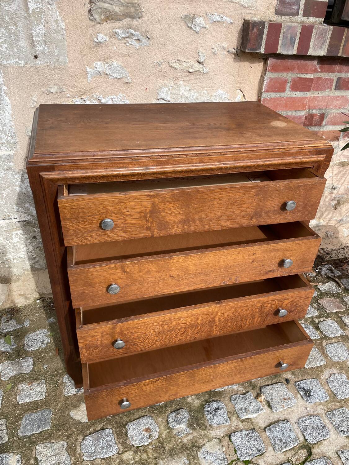 Commode en bois vintage