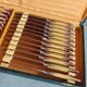 Antique dessert cutlery set