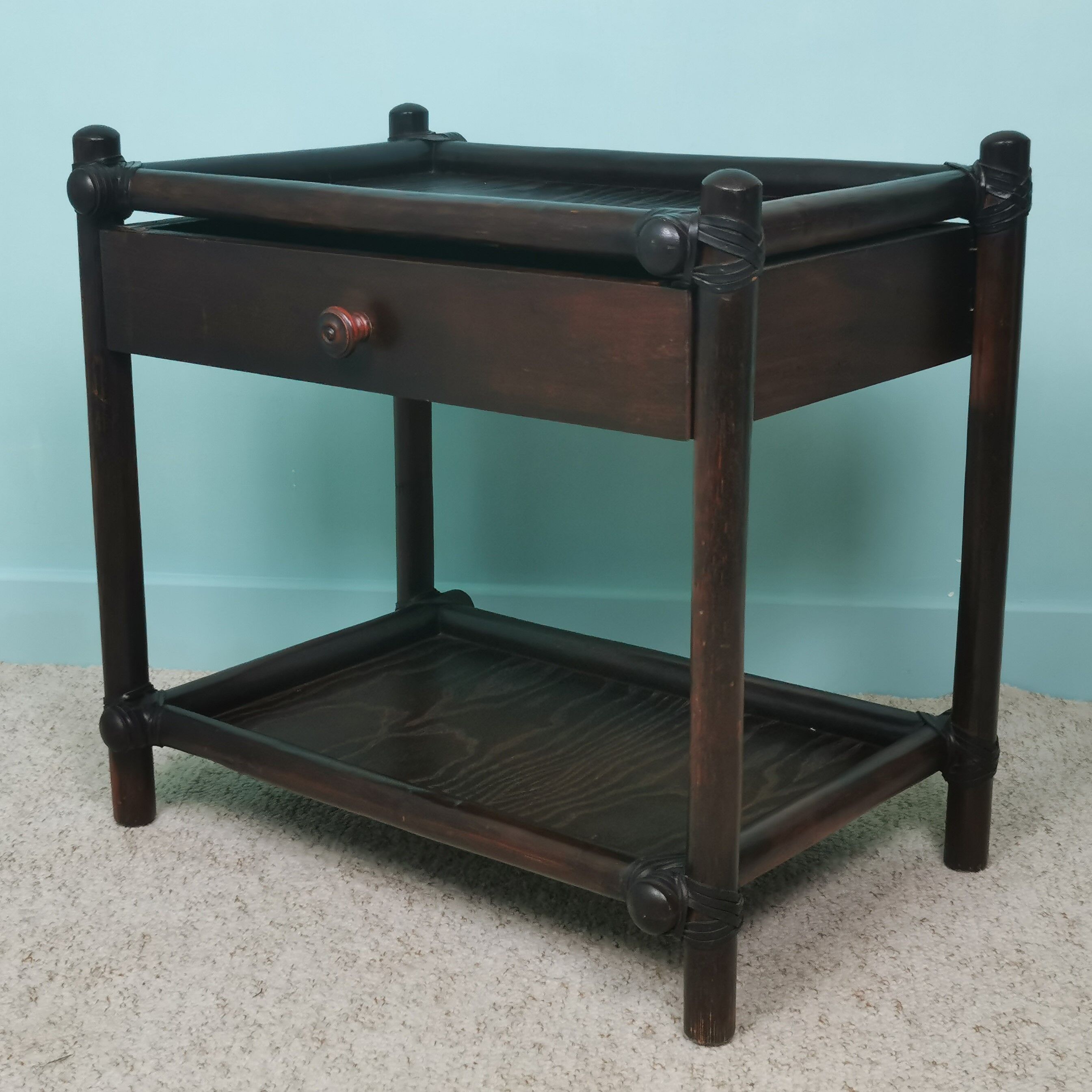 Bamboo bedside table