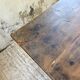 Table de ferme chêne 1950 pieds fuseaux