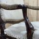 Regency period armchair in 18th century walnut to be reupholstered