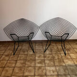 Pair of Harry Bertoia armchairs