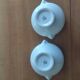Set of 2 mini French porcelain soup tureens