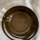 Set of 4 Mobil 70 smoked glasses